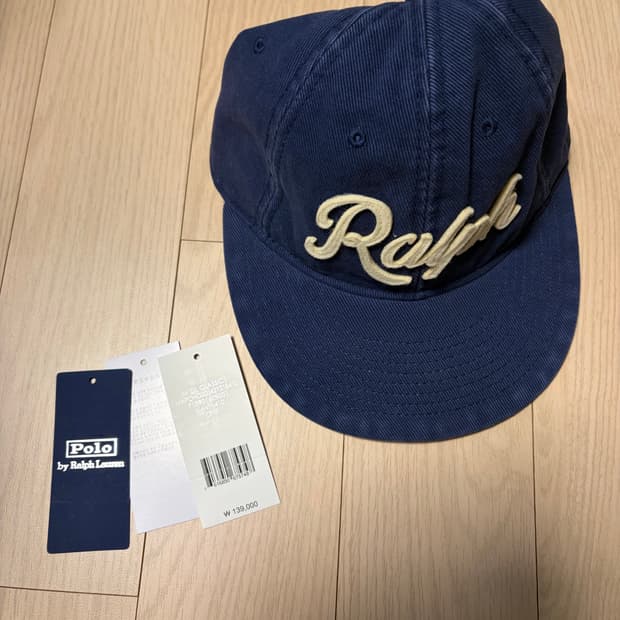 [초판] 폴로 랄프로렌 아플리케 캡 모자