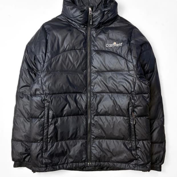 칼하트 윕 로고 프린트 페더 다운 패딩 PN5465