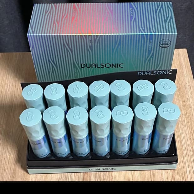 듀얼소닉 뷰티루틴 모닝샷×나이트샷세트56개새상품미개봉