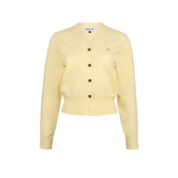 제너럴 아이디어 에센셜 가디건 Lemon