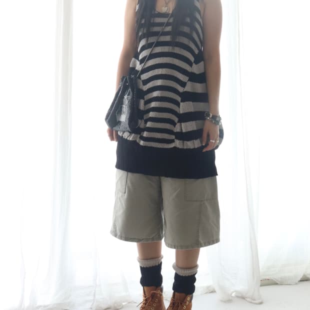 [Hysteric Glamour] Border Knit Dress