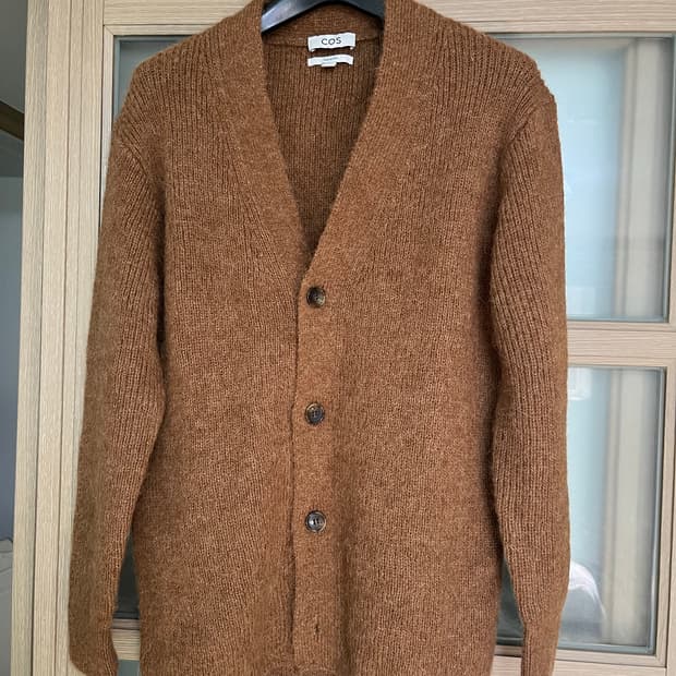 코스 알파카 울 믹스 가디건 택없는 새상품 cos