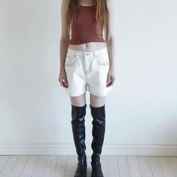 Dared 데어드 스터드 팬츠