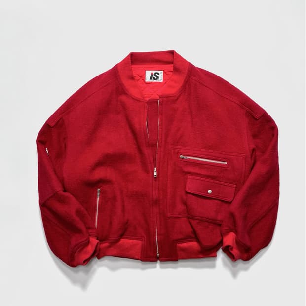 I.S. ISSEY SPORT 80’s Wool Bomber Jacket