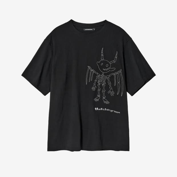 Bone Devil Tee Black size 3