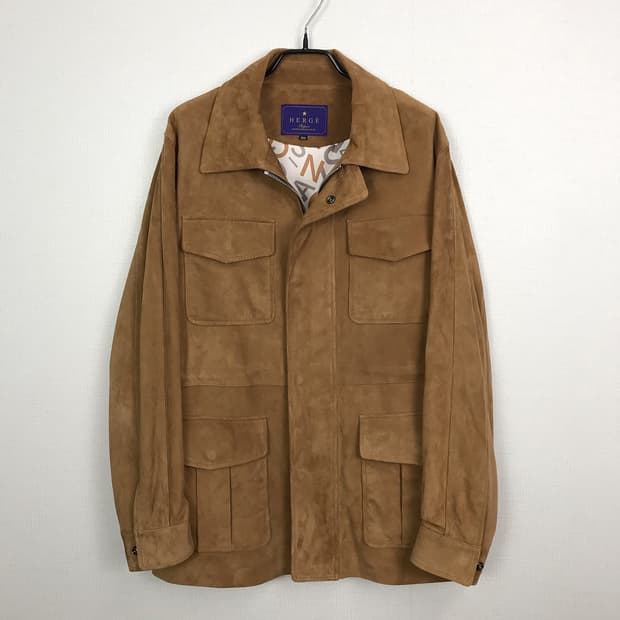 HERGE 염소가죽 스웨이드 자켓 남성100
