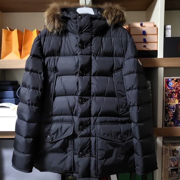 [새상품급/백화점판]20FW 몽클레어 클루니 롱 다운 패딩 4사이즈 블랙