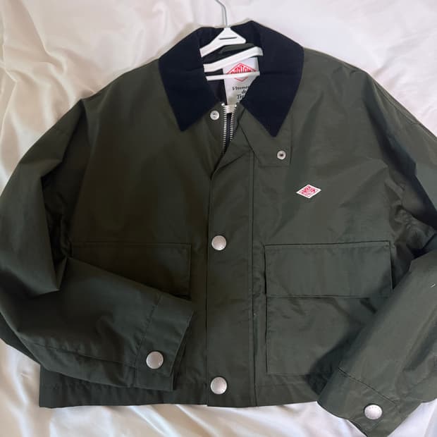 단톤 나일론 워크 자켓 카키 38 새상품급