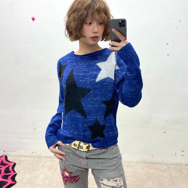 Big Star Blue Knitwear