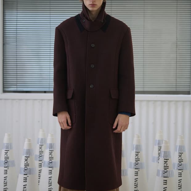 웨이비니스 버건디 코트 2