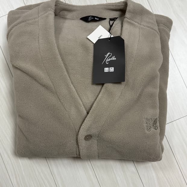 유니클로 니들스 가디건 베이지 xl
