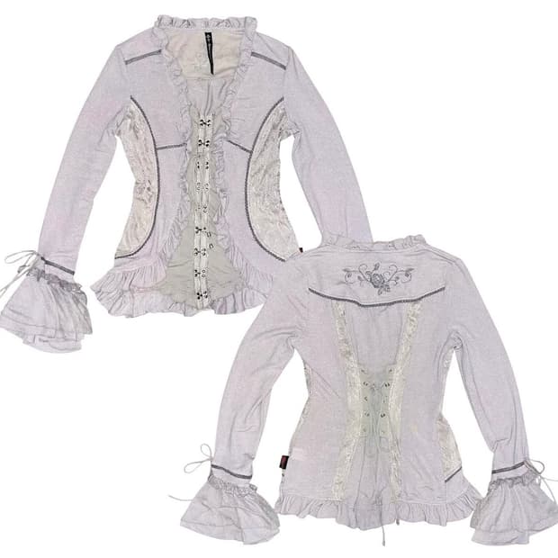 ozz on ozz croce 오즈온 오즈크로스 연보라 탑 코르셋