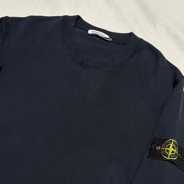 L 스톤아일랜드 패츠와펜 네이비 맨투맨