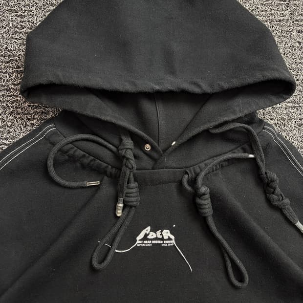 아더에러 에드모어 로고 스티치 해비코튼 후디 2172