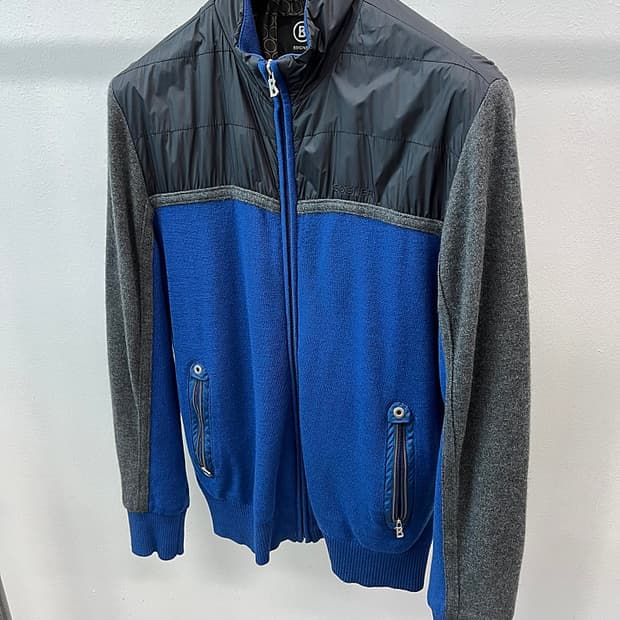 100) 보그너 패딩 방풍니트 