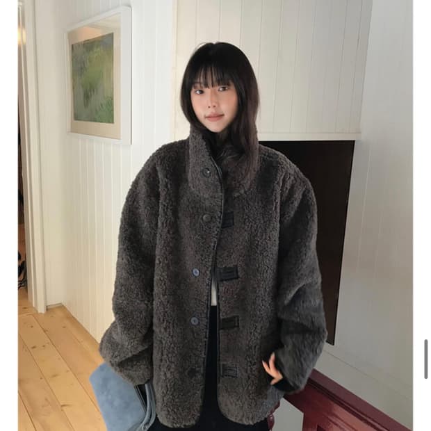 블렘토 리버시블 무스탕