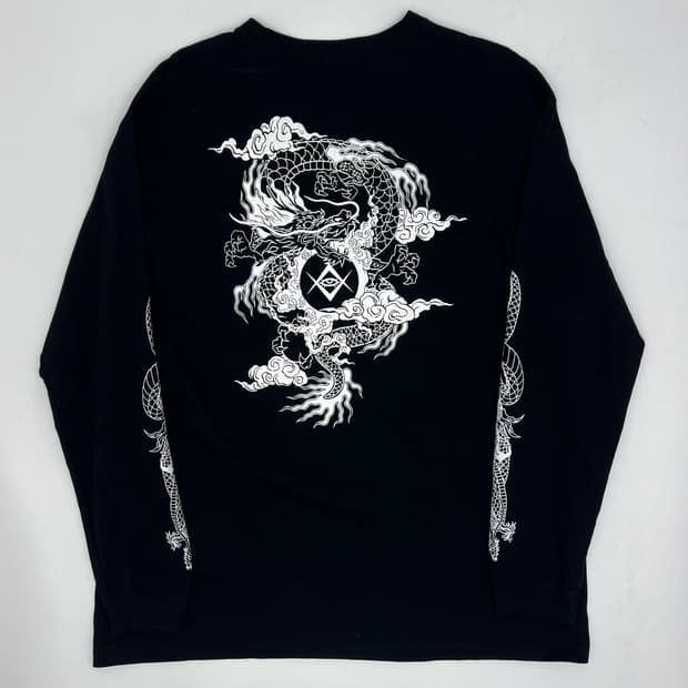 빈티지 오리엔탈 무드 프린팅 롱슬리브