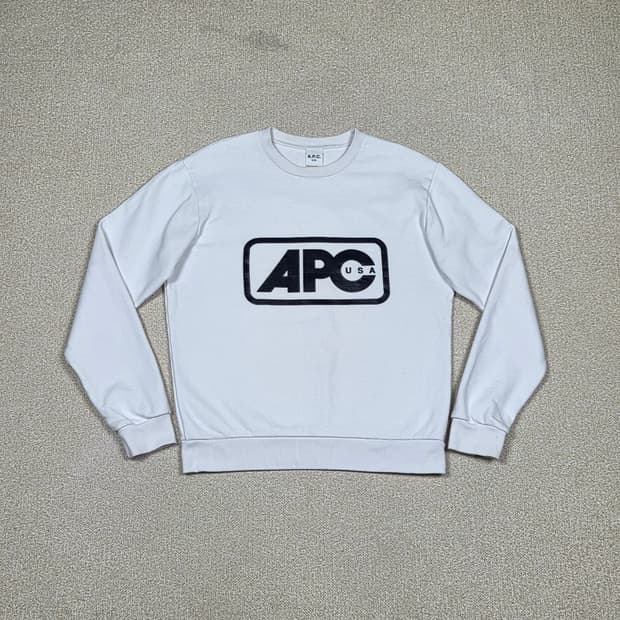 [A.P.C.] U.S. 로고 프린팅 스웨트셔츠 | A00553