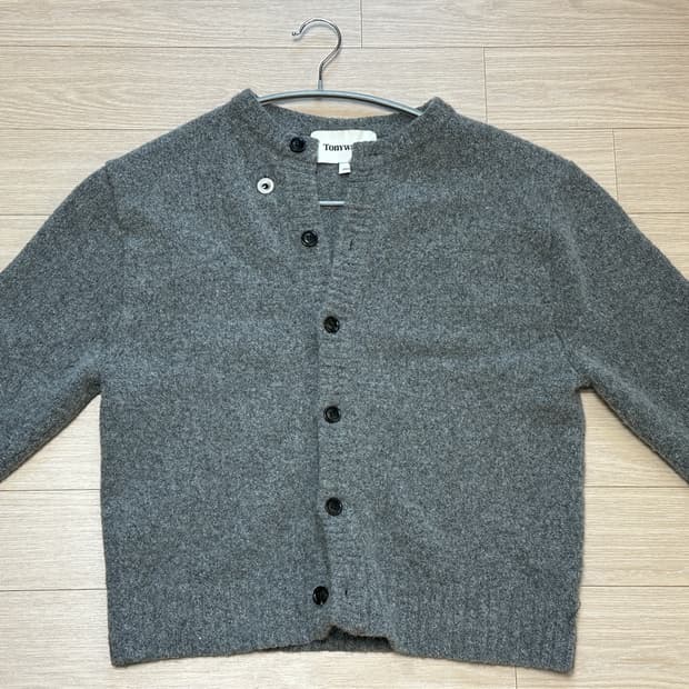 토니웩 베이비 알파카 가디건 그레이 L