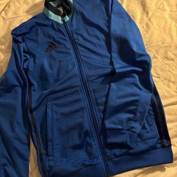아디다스 트레이닝 져지 파랑 블루 아노깔