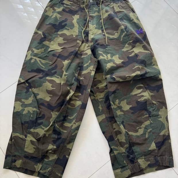 [판매]니들스 H.D. BDU 카모 립스탑 팬츠 (황금 S 사이즈)