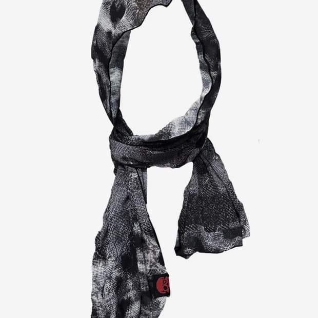 엔엔피스 ChecKLeoScarf (BLACk)