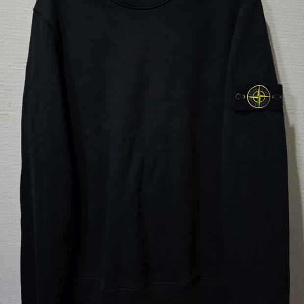 새상품급 FW25 스톤아일랜드 오가닉 코튼 맨투맨 L