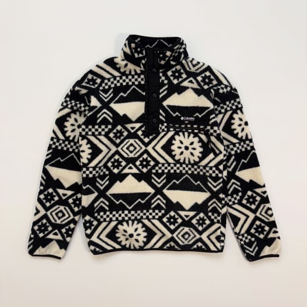 콜롬비아 아즈텍(노르딕) 하프집업 Black (S/P)