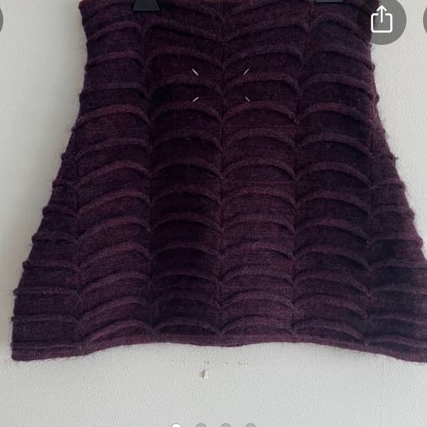 마르지엘라 니트 스커트