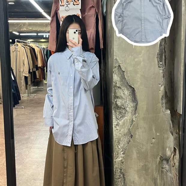 폴로 랄프로렌 셔츠 스카이블루 #csz2946