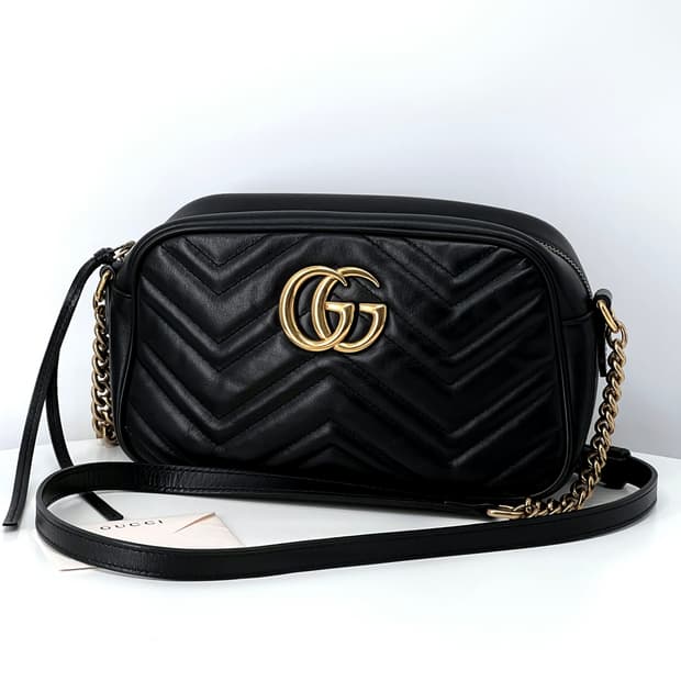 [감정완료] 구찌 GG 마몽 스몰 크로스백 & 숄더백 (447632)