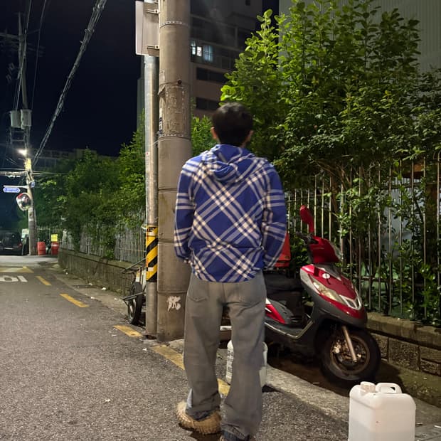 버버리 바람막이 남성 S