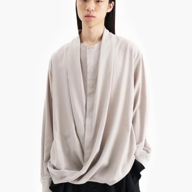 지용킴 jiyong kim drape 셔츠
