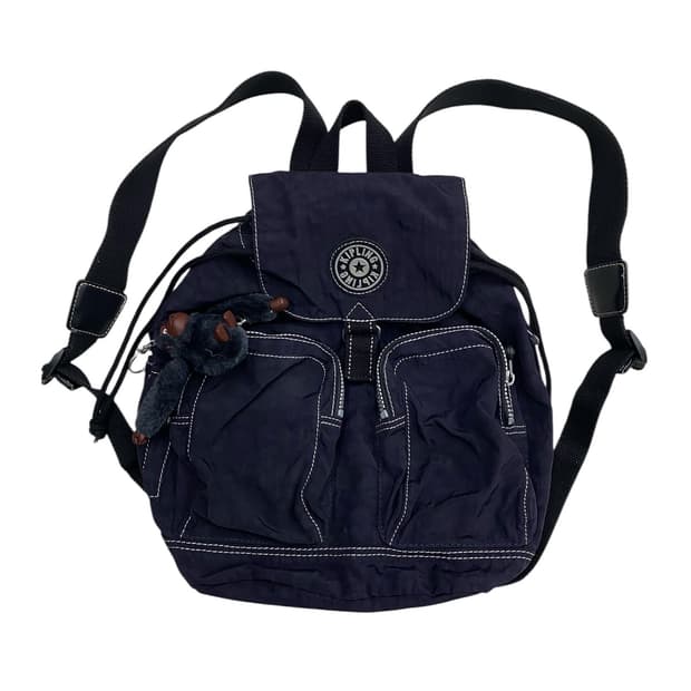 키플링 y2k 네이비 보부상백팩