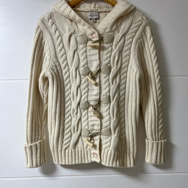 리바이스 떡복이 후드 니트 자켓