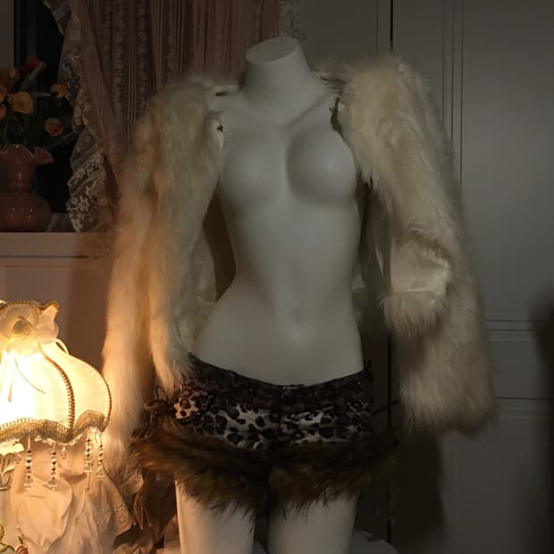 페이크퍼 아우터