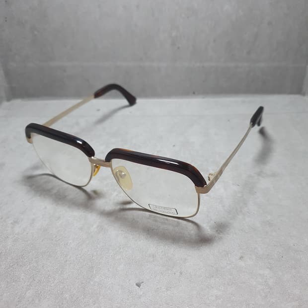 빈티지 귀갑(구갑) 진양철 하금테 안경