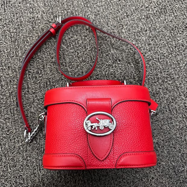 [새상품] COACH 코치 조지 젬 여성 크로스백 숄더백 레드