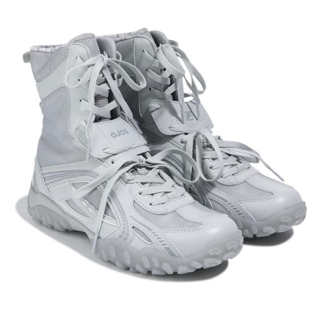 오호스 휠라 에샤페 미드 그레이