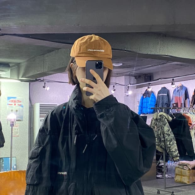 디스이즈네버댓 스몰로고 브라운 볼캡 B3804