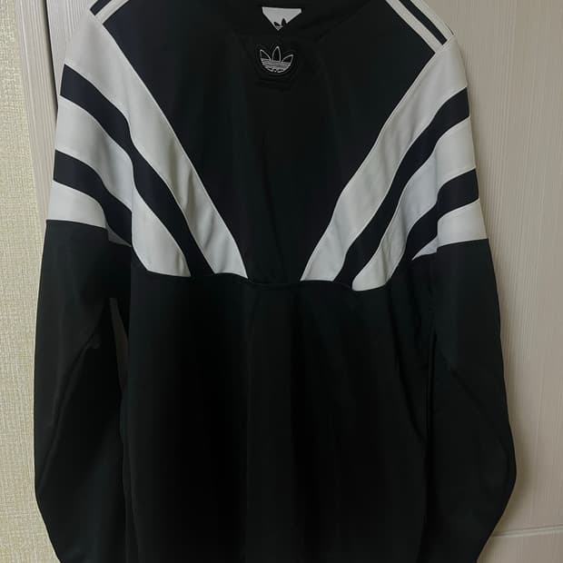 아디다스 파이어버드 롱슬리브 블랙 XL