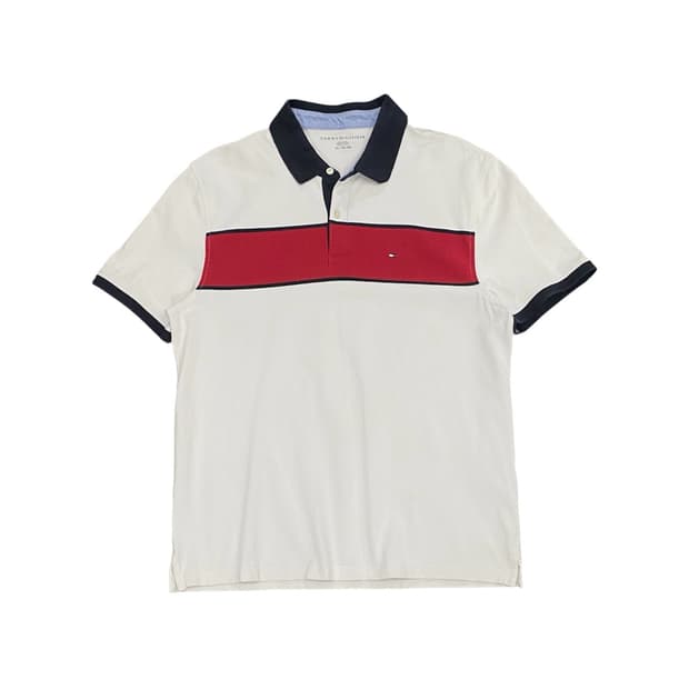 Tommy hilfiger 컬러블록 반팔 폴로 티셔츠