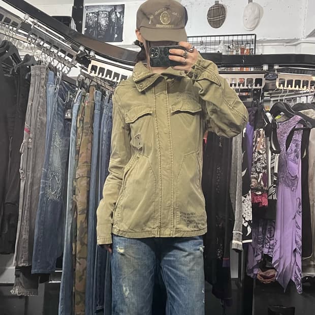 아비렉스 밀리터리 후드 야상