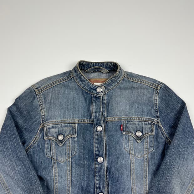 리바이스 차이나카라 데님 트러커자켓 여성M