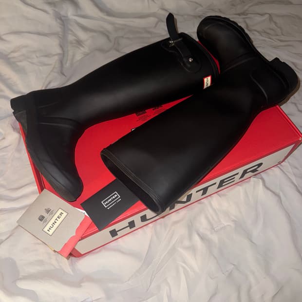 헌터 오리지널 톨 레인부츠