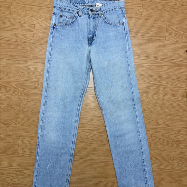 리바이스 505 데님 팬츠 오렌지탭