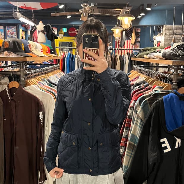 POLO 폴로 랄프로렌 네이비 퀼팅 재킷
