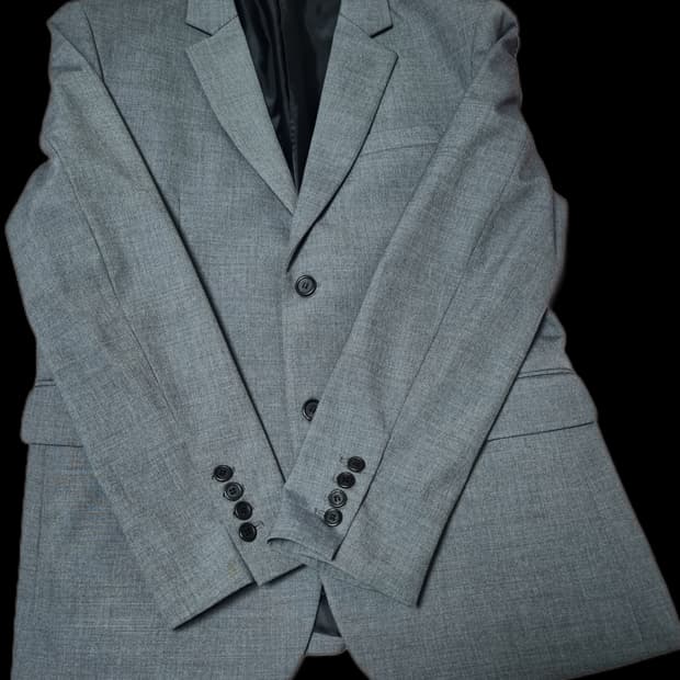 모노소잉(헨스) 수트 셋업 남자 정장 그레이 48 사이즈