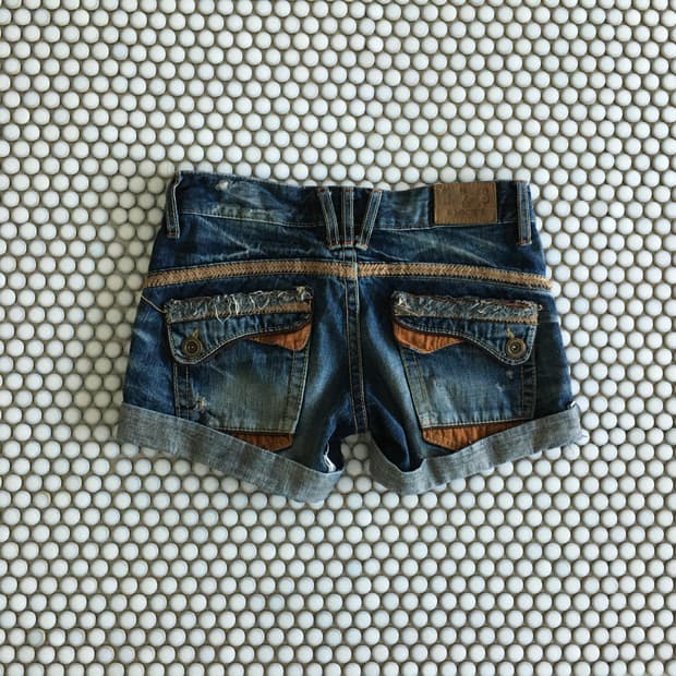 vintage denim shorts