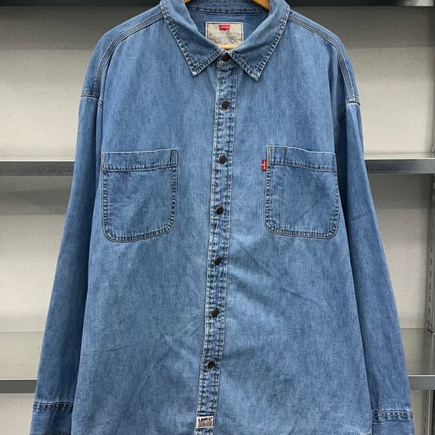 (XL)90'S 리바이스 웨스턴 데님셔츠-M2379
